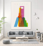 Shapes of Madrid by Yoni Alter on GIANT ART - photo illustration