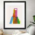 Shapes of Madrid by Yoni Alter on GIANT ART - photo illustration