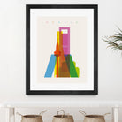 Shapes of Madrid by Yoni Alter on GIANT ART - photo illustration