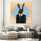 David Lynch - Rabbit by Andrew Turner on GIANT ART - blue mixed media