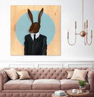 David Lynch - Rabbit by Andrew Turner on GIANT ART - blue mixed media