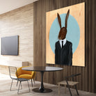 David Lynch - Rabbit by Andrew Turner on GIANT ART - blue mixed media