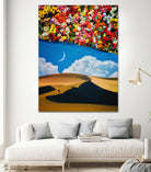 A Desert Full Of Flowers by Seam Less on GIANT ART - black photo manipulation