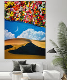 A Desert Full Of Flowers by Seam Less on GIANT ART - black photo manipulation