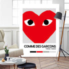 Red Hearts Eyes Hypebeast Luxury Fashion Poster by XingChen Lu on GIANT ART - red typography