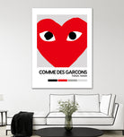 Red Hearts Eyes Hypebeast Luxury Fashion Poster by XingChen Lu on GIANT ART - red typography