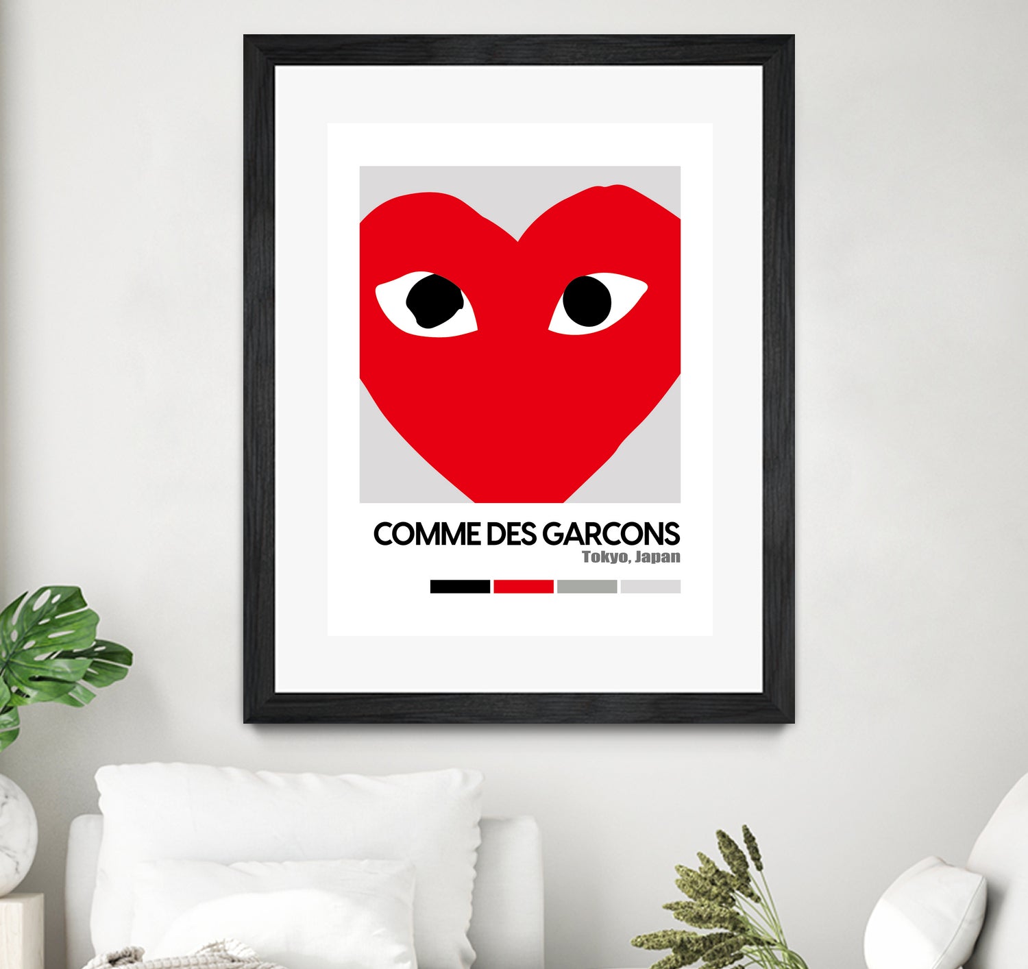 Red Hearts Eyes Hypebeast Luxury Fashion Poster by XingChen Lu on GIANT ART - red typography