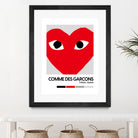 Red Hearts Eyes Hypebeast Luxury Fashion Poster by XingChen Lu on GIANT ART - red typography