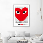 Red Hearts Eyes Hypebeast Luxury Fashion Poster by XingChen Lu on GIANT ART - red typography