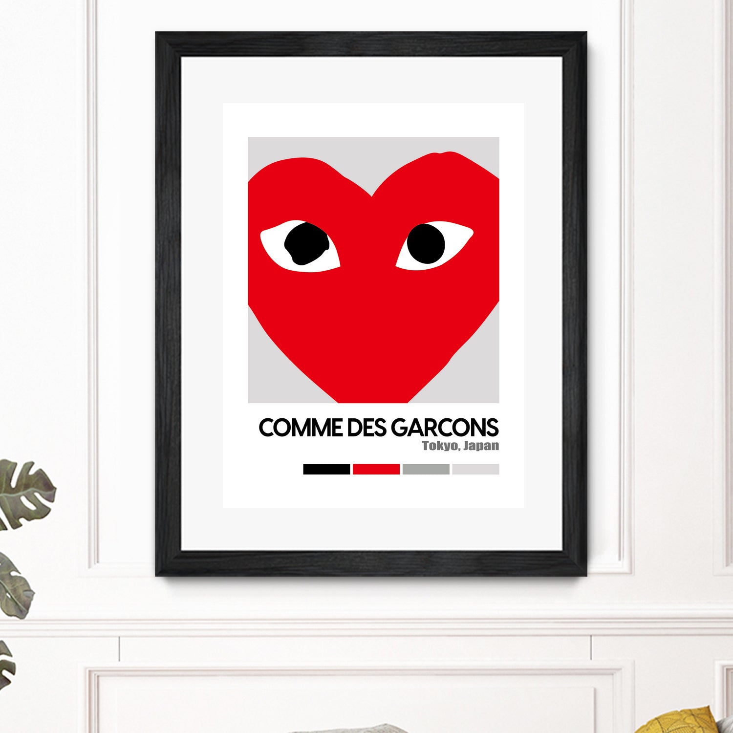 Red Hearts Eyes Hypebeast Luxury Fashion Poster by XingChen Lu on GIANT ART - red typography