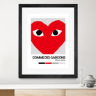 Red Hearts Eyes Hypebeast Luxury Fashion Poster by XingChen Lu on GIANT ART - red typography