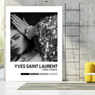 Luxury Super Model Hypebeast Luxury Fashion Poster by XingChen Lu on GIANT ART - gray typography