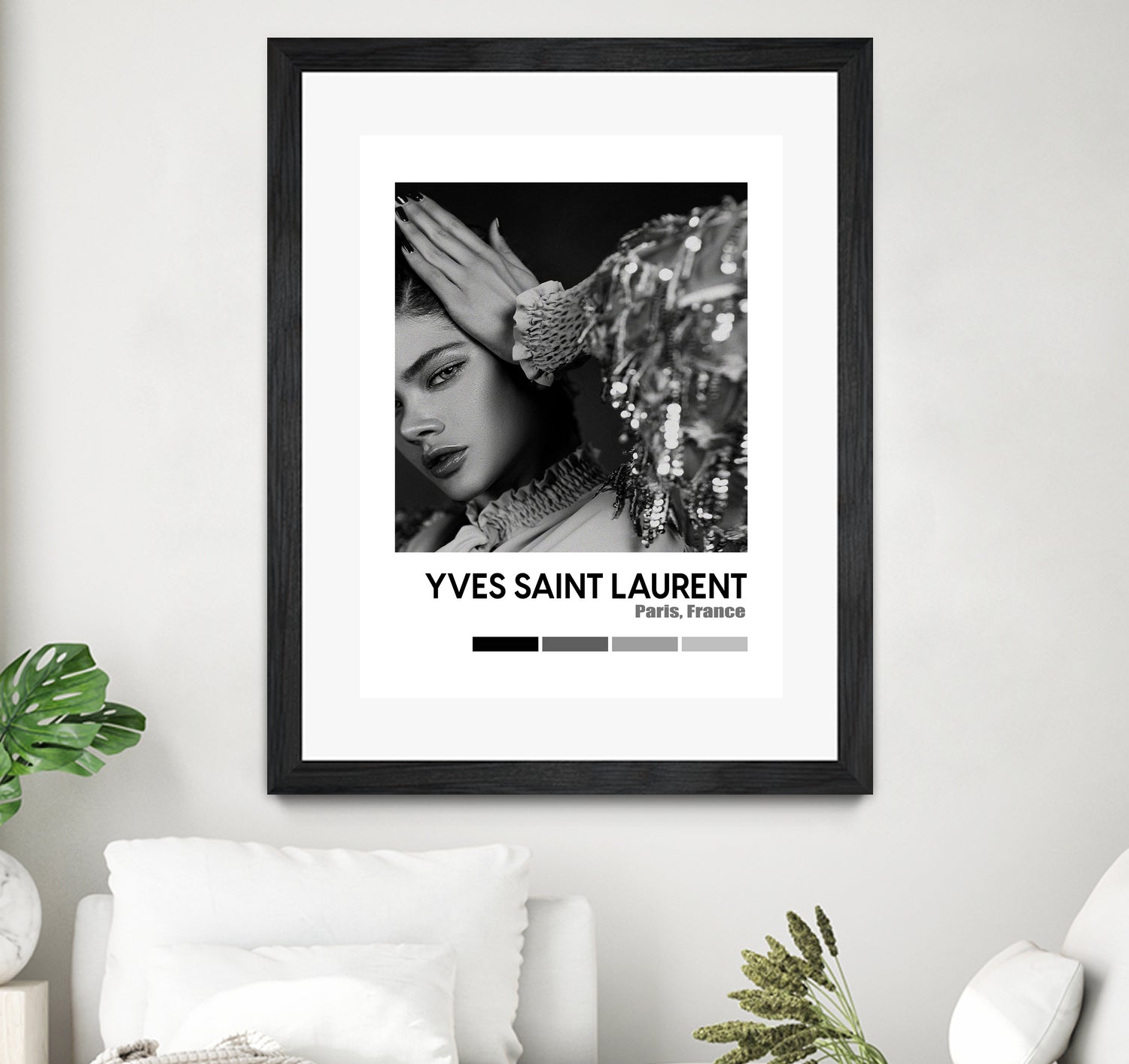 Luxury Super Model Hypebeast Luxury Fashion Poster by XingChen Lu on GIANT ART - gray typography