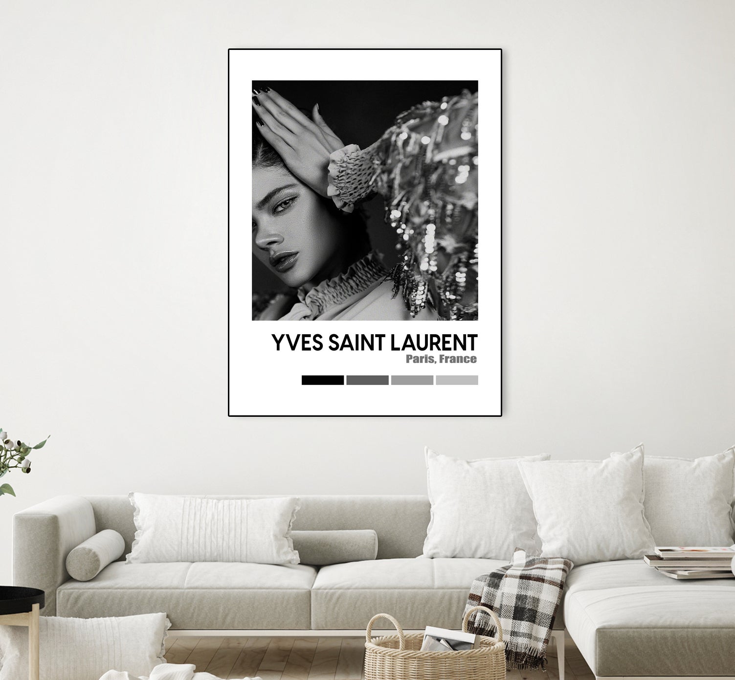 Luxury Super Model Hypebeast Luxury Fashion Poster by XingChen Lu on GIANT ART - gray typography