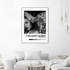 Luxury Super Model Hypebeast Luxury Fashion Poster by XingChen Lu on GIANT ART - gray typography