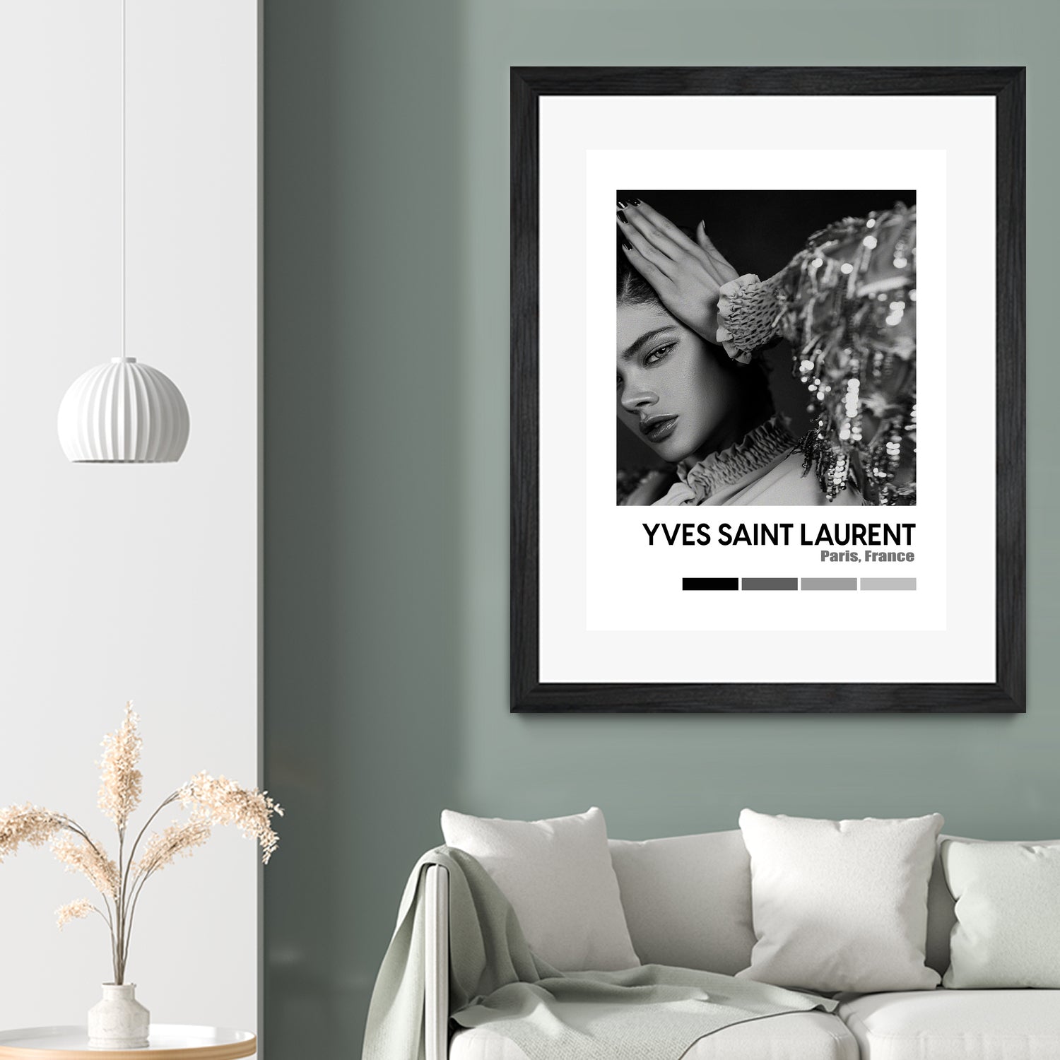 Luxury Super Model Hypebeast Luxury Fashion Poster by XingChen Lu on GIANT ART - gray typography