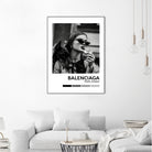 Smoking Doberman Hypebeast Luxury Fashion Poster by XingChen Lu on GIANT ART - black photo illustration