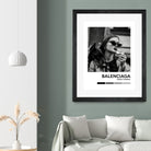 Smoking Doberman Hypebeast Luxury Fashion Poster by XingChen Lu on GIANT ART - black photo illustration