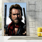 Clint Eastwood - The Outlaw Josey Wales by Dan Avenell on GIANT ART - brown mixed media