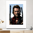 Clint Eastwood - The Outlaw Josey Wales by Dan Avenell on GIANT ART - brown mixed media