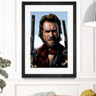 Clint Eastwood - The Outlaw Josey Wales by Dan Avenell on GIANT ART - brown mixed media