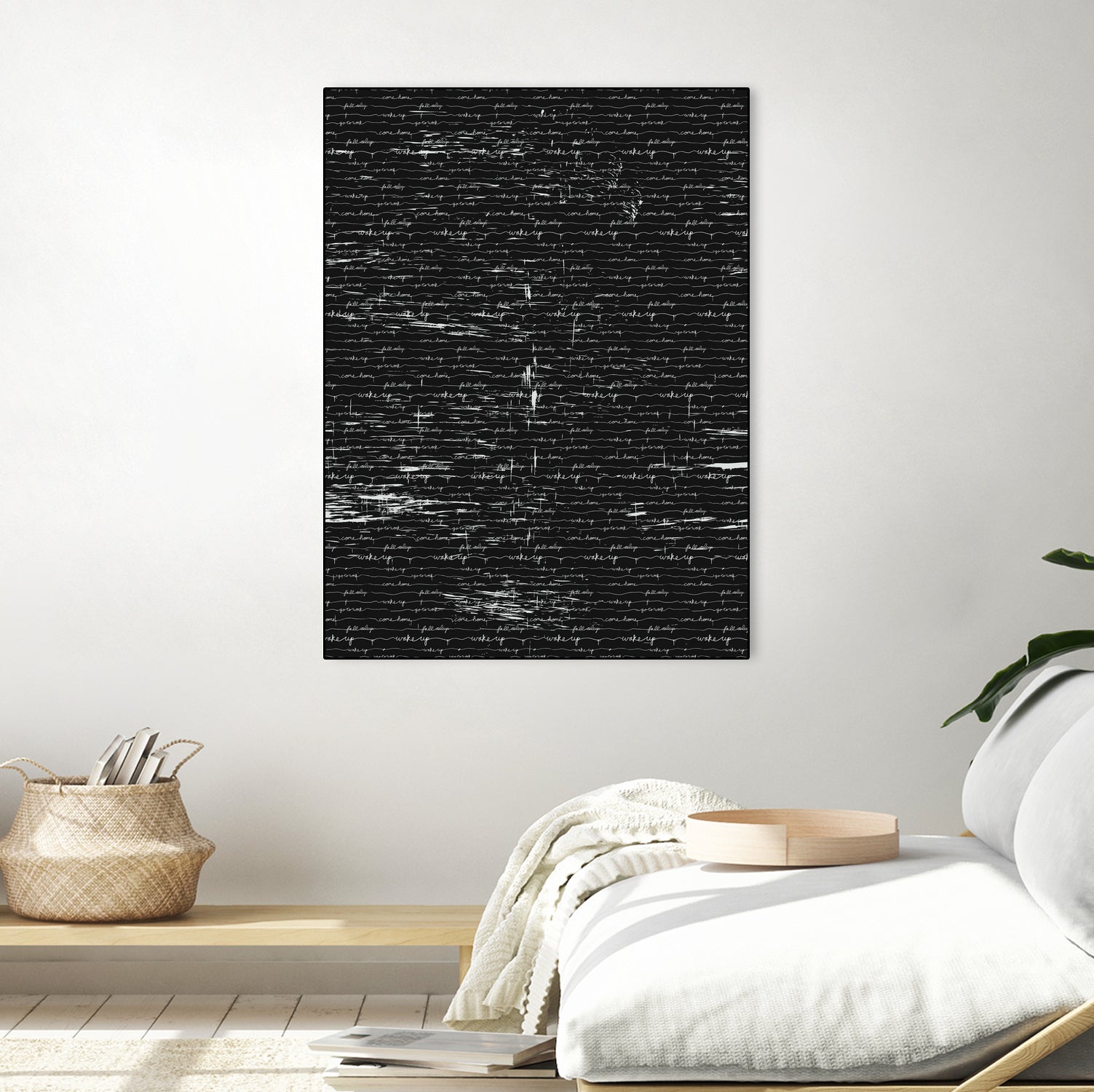 Wake Up by Sabrina Pearcy on GIANT ART - black typography