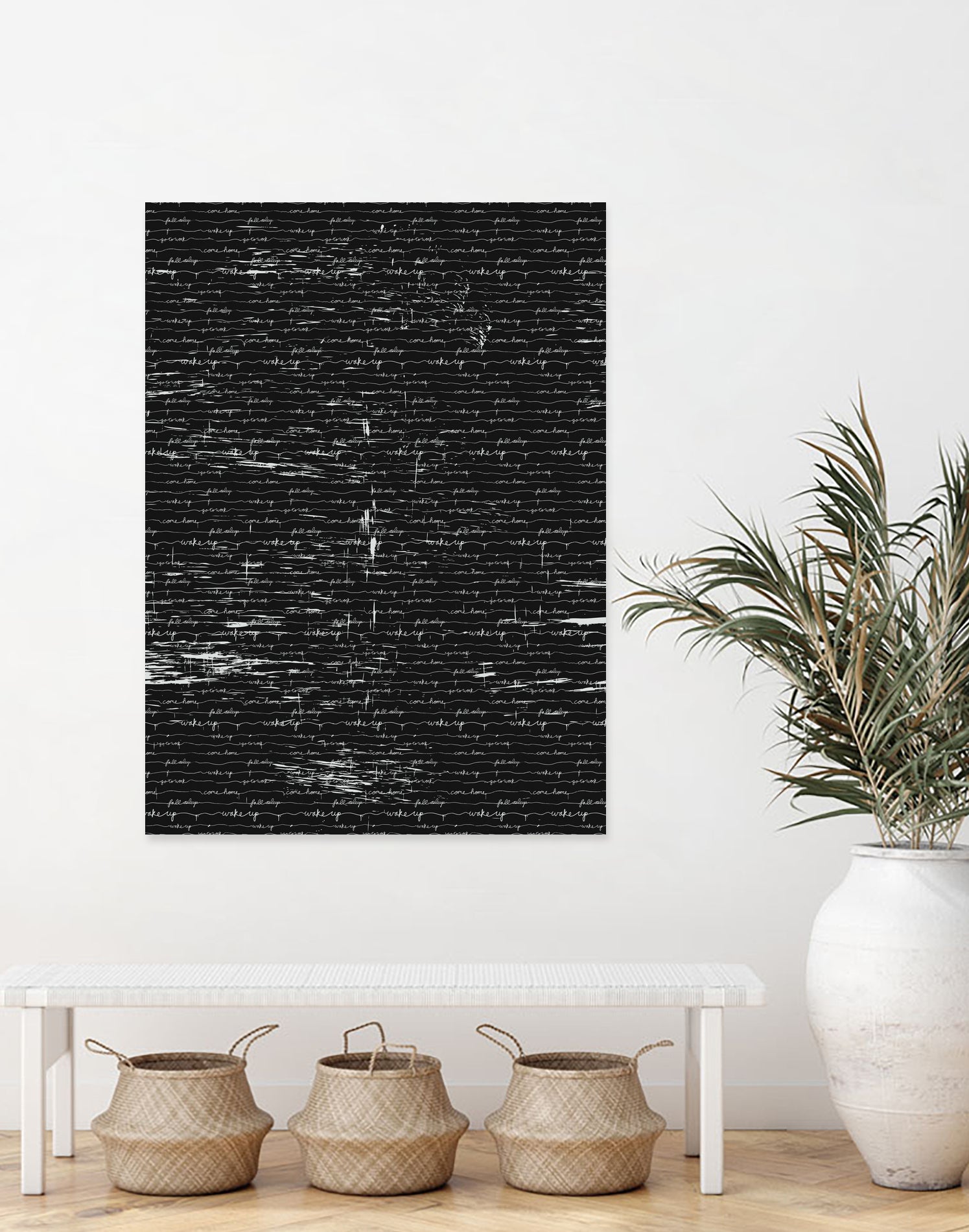 Wake Up by Sabrina Pearcy on GIANT ART - black typography