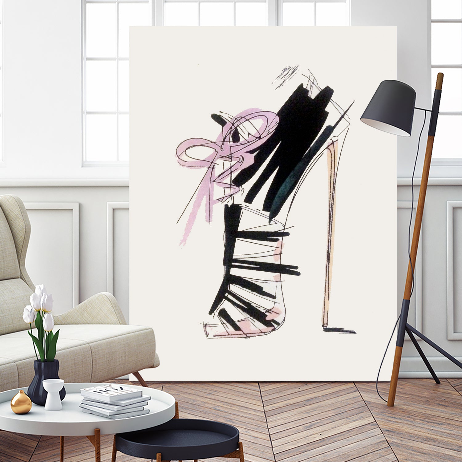 highheel by Jana Gerstenmaier on GIANT ART - black photo illustration