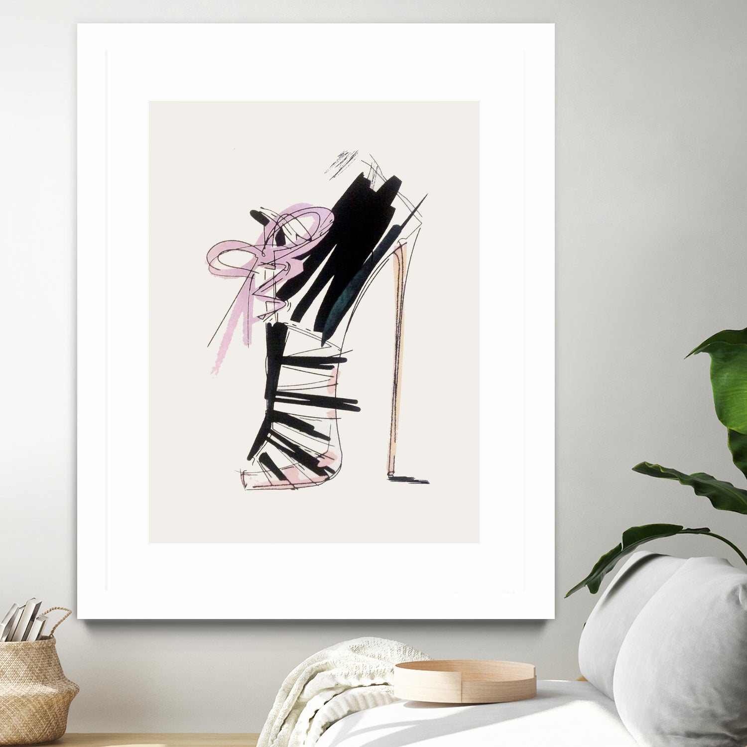 highheel by Jana Gerstenmaier on GIANT ART - black photo illustration