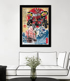 Megazord in japan by Antonio Camarena on GIANT ART - black digital painting