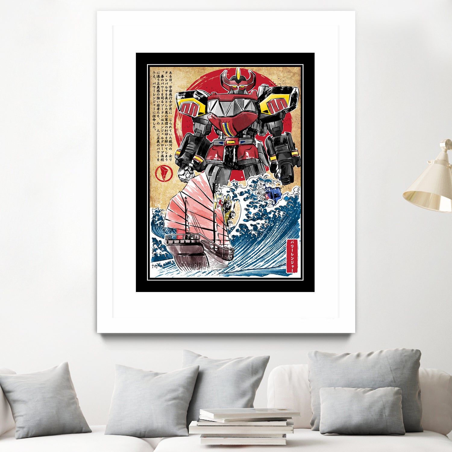 Megazord in japan by Antonio Camarena on GIANT ART - black digital painting