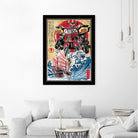 Megazord in japan by Antonio Camarena on GIANT ART - black digital painting