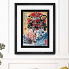 Megazord in japan by Antonio Camarena on GIANT ART - black digital painting