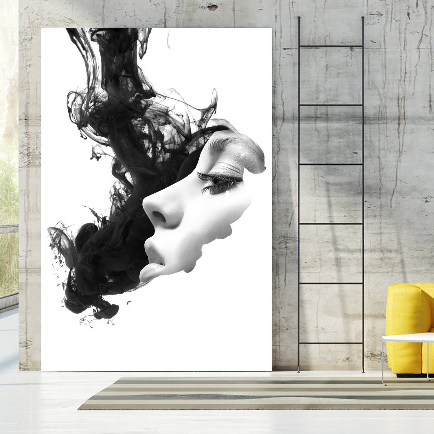 Inked collection : number one by Julien Kaltnecker on GIANT ART - black photo illustration