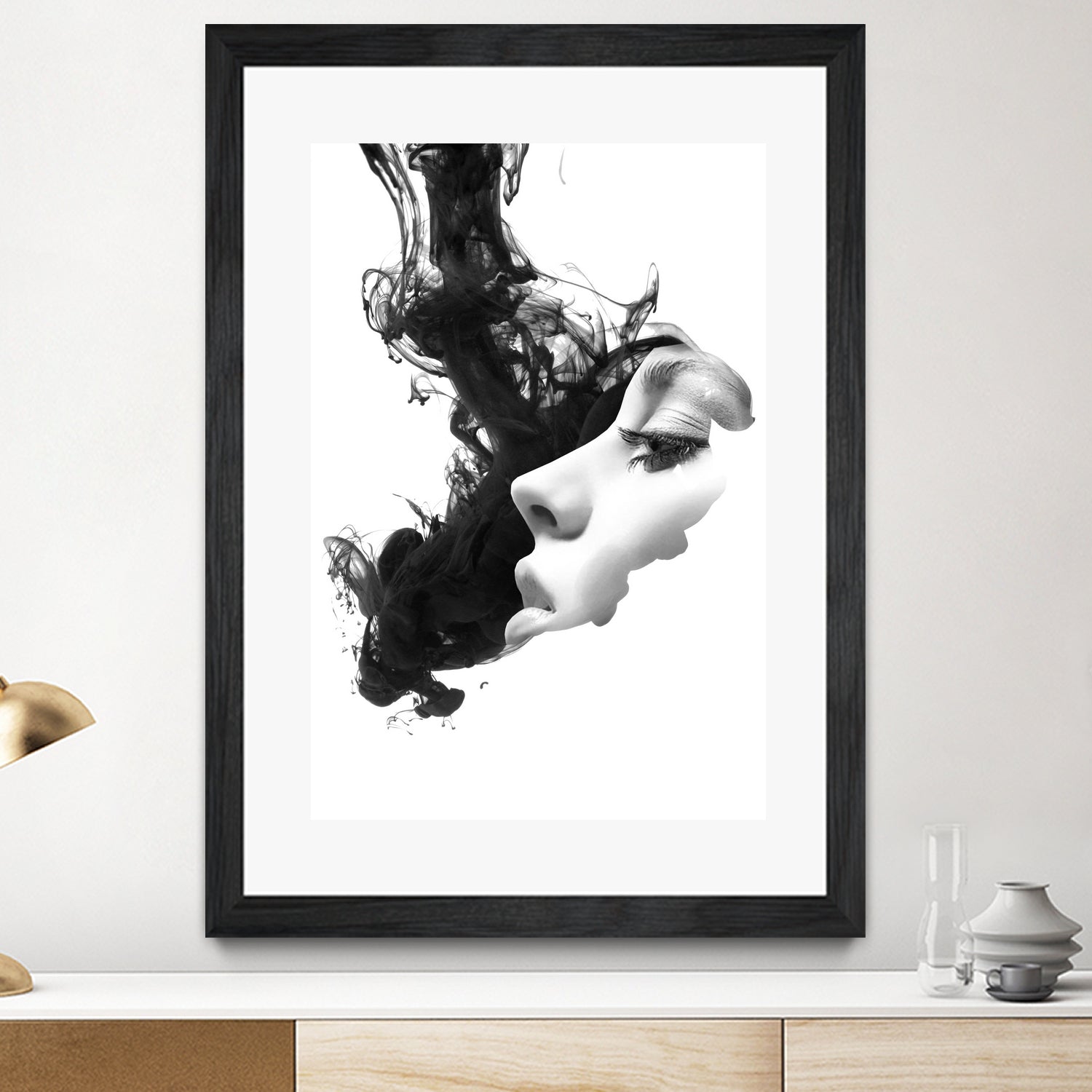 Inked collection : number one by Julien Kaltnecker on GIANT ART - black photo illustration