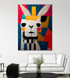 Abstract Art Alpaca by Ramon Souza on GIANT ART - white digital painting