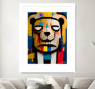 Abstract Art bear by Ramon Souza on GIANT ART - yellow digital painting