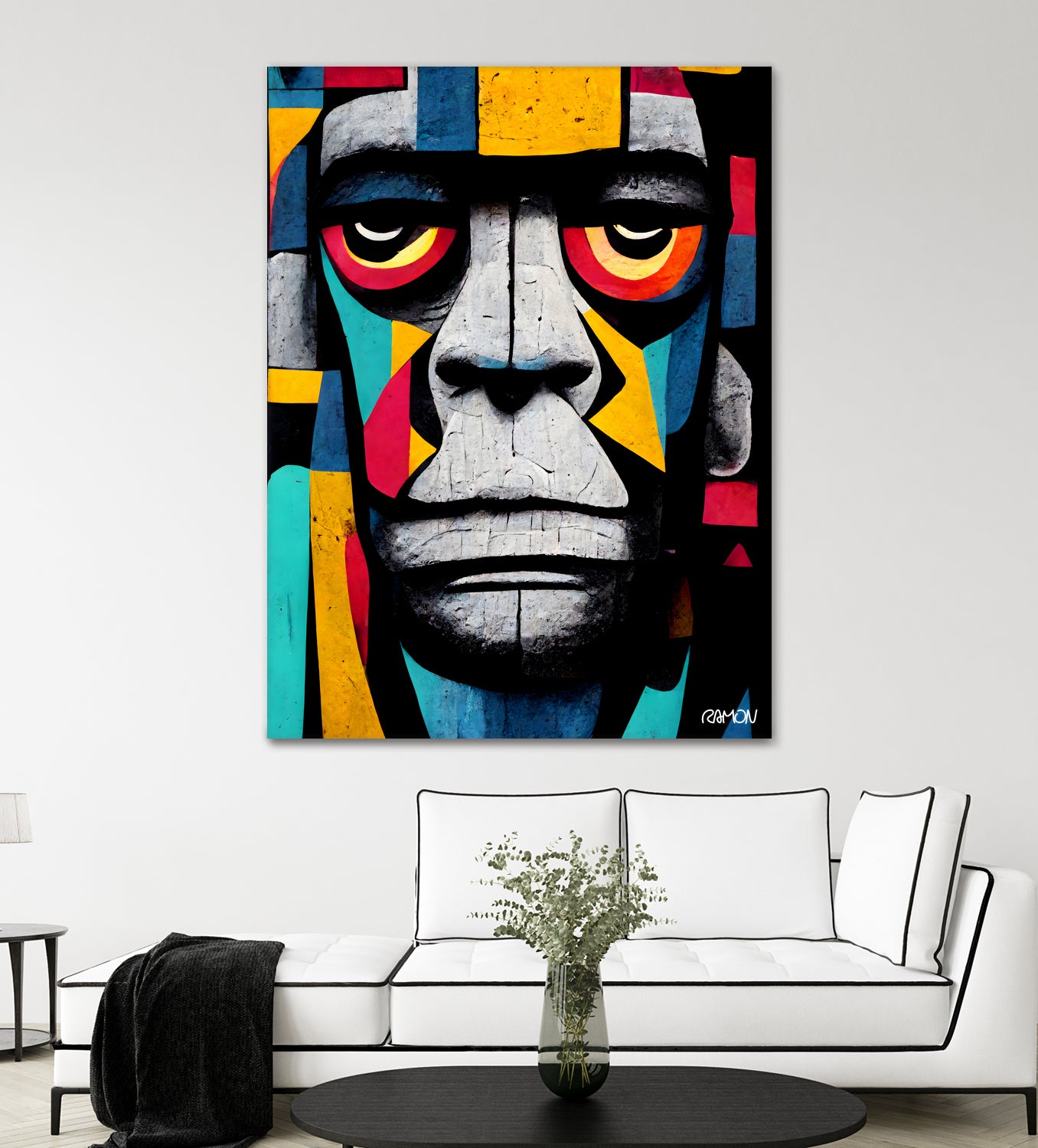 African Gorilla by Ramon Souza on GIANT ART - black digital painting