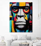 African Gorilla by Ramon Souza on GIANT ART - black digital painting