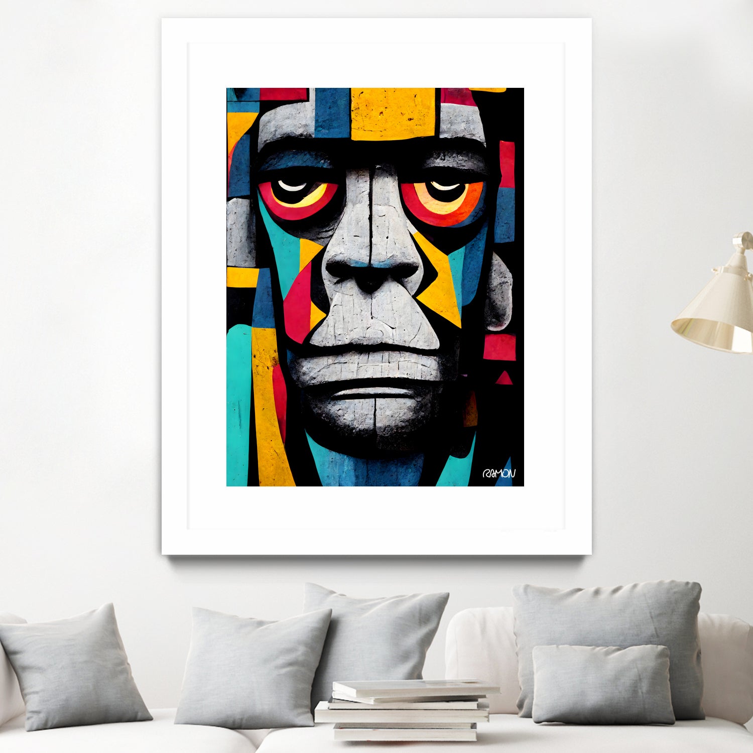 African Gorilla by Ramon Souza on GIANT ART - black digital painting