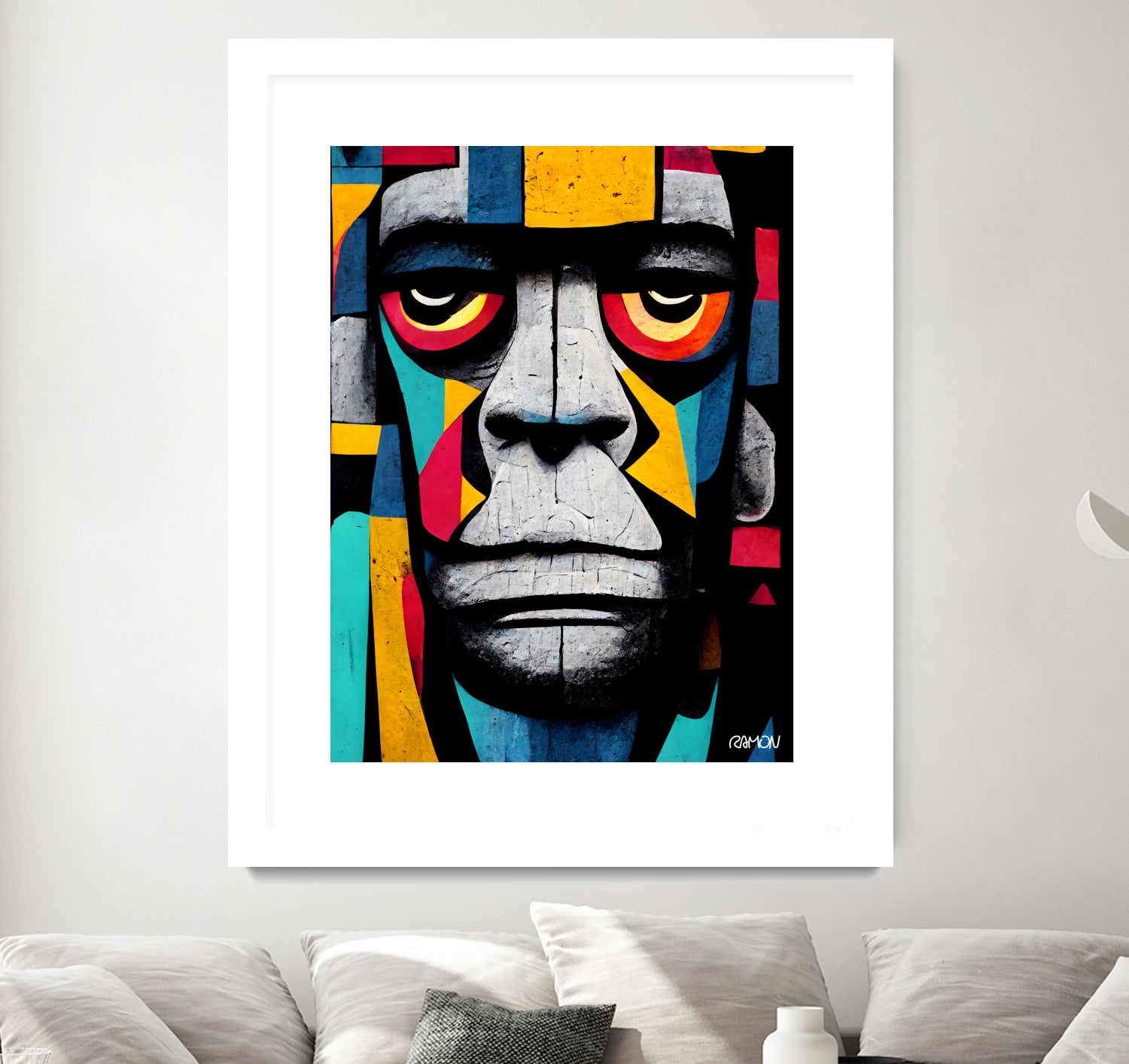 African Gorilla by Ramon Souza on GIANT ART - black digital painting