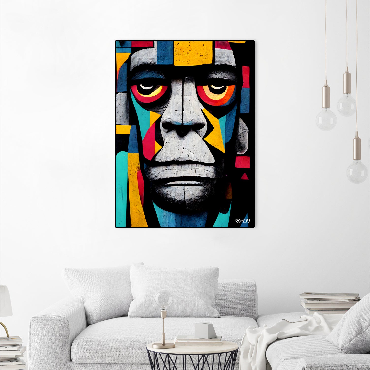 African Gorilla by Ramon Souza on GIANT ART - black digital painting