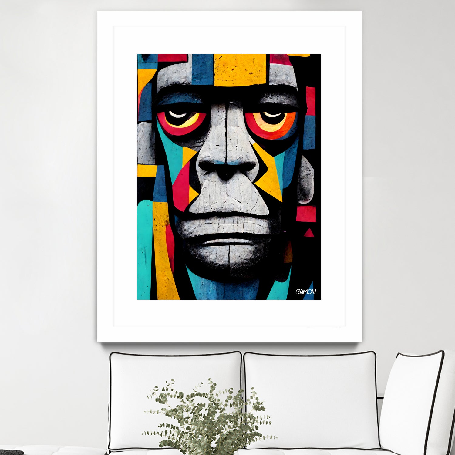 African Gorilla by Ramon Souza on GIANT ART - black digital painting