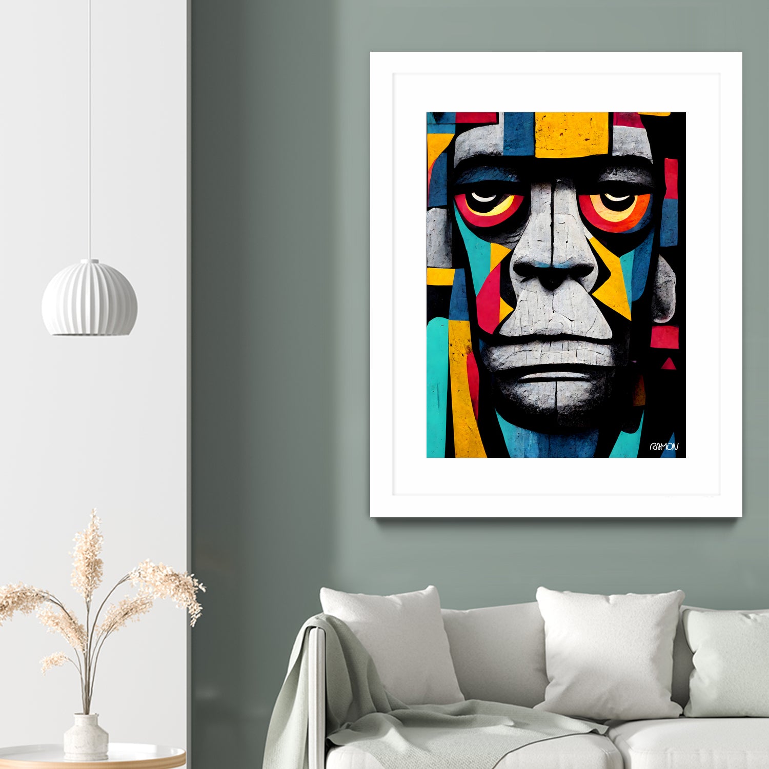 African Gorilla by Ramon Souza on GIANT ART - black digital painting