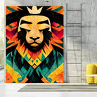 Lion King by Ramon Souza on GIANT ART - yellow digital painting