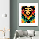 Lion King by Ramon Souza on GIANT ART - yellow digital painting