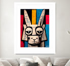 Einstain llama by Ramon Souza on GIANT ART - white digital painting