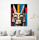 Einstain llama by Ramon Souza on GIANT ART - white digital painting