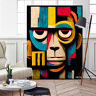 Abstract Art Monkey by Ramon Souza on GIANT ART - black digital painting