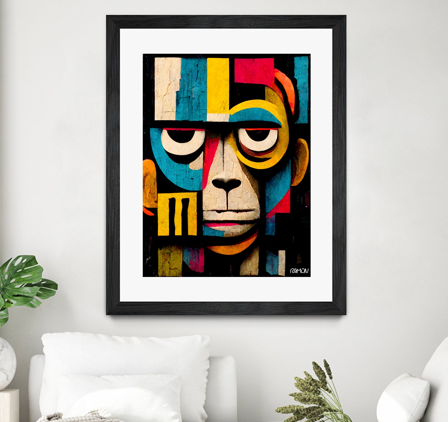 Abstract Art Monkey by Ramon Souza on GIANT ART - black digital painting